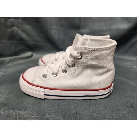 Converse Toddlers Chuck Taylor All Star Hi Lace Up White Size 9 NEW NO BOX! - Picture 5 of 10